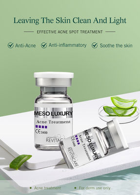 Soro claro da espinha pura da planta que clarea o tratamento Mesotherapy para cicatrizes da acne