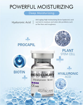 Pele ácida hialurónica de nutrição cutânea de Microneedling do soro meso que rejuvenesce a solução
