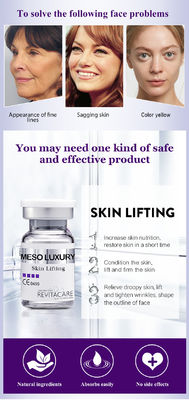 Soro de levantamento da pele transparente meso antienvelhecimento de Microneedling Mesotherapy do soro