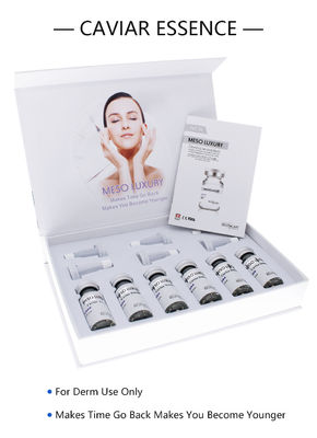 soro antienvelhecimento de iluminação meso do caviar de Microneedling 10ml do soro do derma
