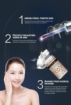 Do soro firme orgânico do colagênio de Skincare da marca própria efeitos seguros transparente da garrafa/grupo da essência 6 do enrugamento anti bons e