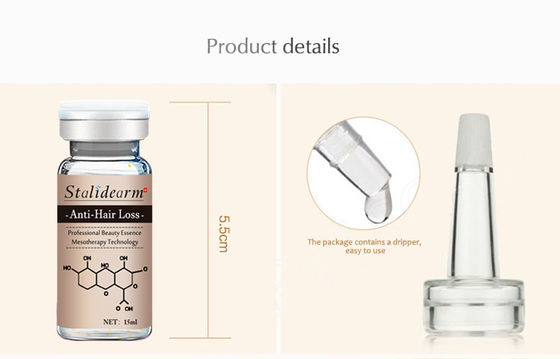 soro natural Microneedling do crescimento do cabelo do anti ingrediente da planta do soro da queda de cabelo 10ml