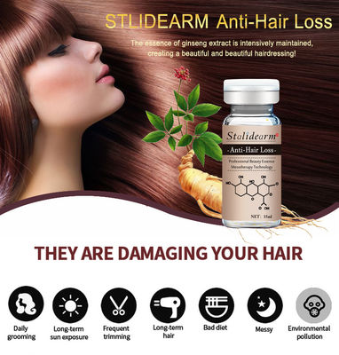 soro natural Microneedling do crescimento do cabelo do anti ingrediente da planta do soro da queda de cabelo 10ml