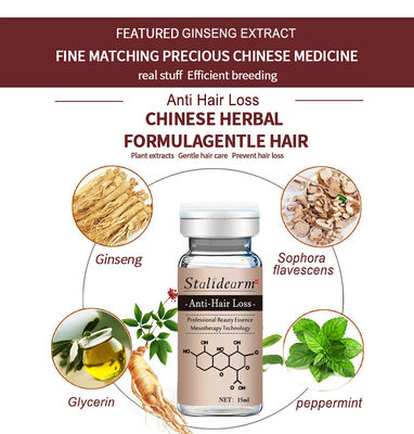 soro natural Microneedling do crescimento do cabelo do anti ingrediente da planta do soro da queda de cabelo 10ml