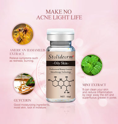 Sérum de Microneedling para Tratamento de Acne Mesoterapia Anti Acne Rótulo Personalizado Caneta Dermal Essência Facial para Pele Oleosa