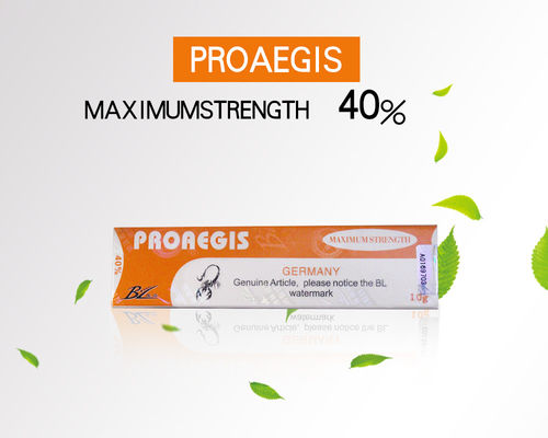 O anestésico Proaegis 40% de creme insensibilizado BL da tatuagem 13g personalizou o empacotamento para Microblading