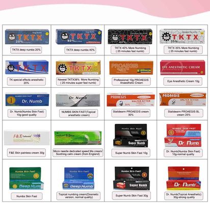 TKTX Creme para tatuagem anestésico indolor Creme Dr Numb Super Numb para o corpo Tattoo Body Art