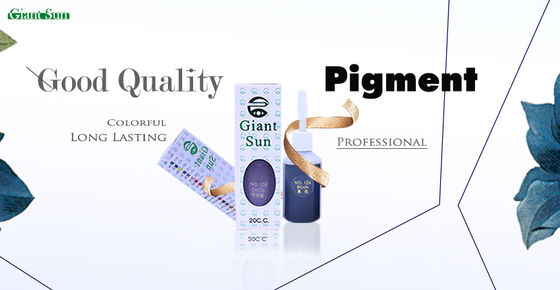 O GIGANTE EXPÕE AO SOL o pigmento semi permanente da composição/tinta original 20ml da tatuagem para a tatuagem do bordo da sobrancelha