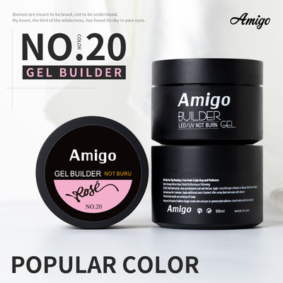 Cores polonesas da extensão 56ML 20 do gel UV colorido da resina inodoras