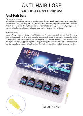 Anti soro original de Areata Mesotherapy da calvície da essência da rebrota do cabelo do tratamento da injeção da queda de cabelo para o cabelo