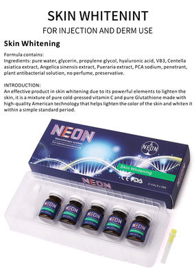 pele 5ml que clarea o soro da cara da injeção de Mesotherapy do soro para a pele nova