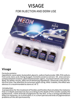 Injeção meso do grupo da essência do tratamento da pele do soro da terapia da cara para o efeito natural seguro de nutrição antienvelhecimento