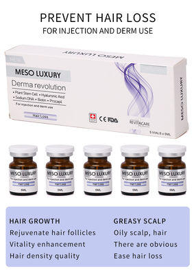 MESO Luxury Anti Hair Loss Serum Injetável Solução de Mesoterapia Tratamento de Crescimento de Cabelos