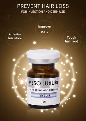 MESO Luxury Anti Hair Loss Serum Injetável Solução de Mesoterapia Tratamento de Crescimento de Cabelos