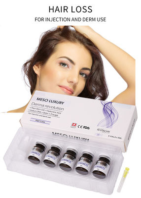 MESO Luxury Anti Hair Loss Serum Injetável Solução de Mesoterapia Tratamento de Crescimento de Cabelos