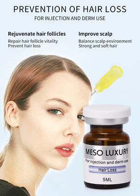 MESO Luxury Anti Hair Loss Serum Injetável Solução de Mesoterapia Tratamento de Crescimento de Cabelos