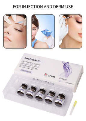 Sérum de Exossomos de Ácido Hialurônico Injetável de Marca Própria Reforço da Pele Injeção de Mesoterapia