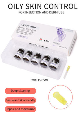 Tratamento com Exossomos Skin Booster MESO Serum Solução de Mesoterapia para Pele Oleosa