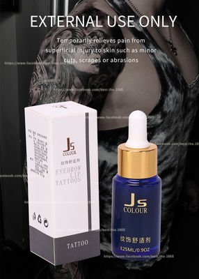 Solução de anestesia para tatuagens JS Gel anestésico maquiagem permanente líquido anestésico
