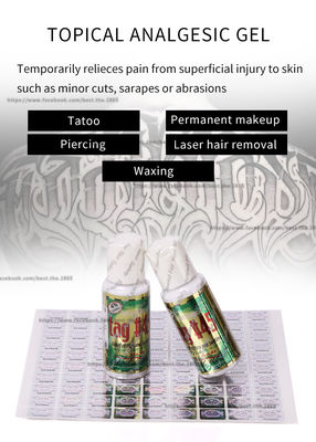 Da tatuagem Numbing do gel de Microneedling TAG#45 gel imediato anestésico 10g do alívio das dores