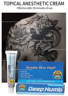 NOSSO gel Numbing do creme da tatuagem, que é melhor do que todo o creme numbing da tatuagem no mercado. É nosso NU original, não-oleoso