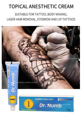 Creme anestésico para maquiagem permanente Dr. Limpa dormentes