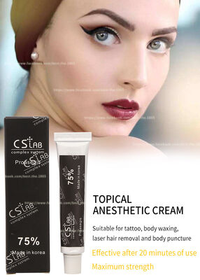 Creme anestésico para tatuagem de microneedling