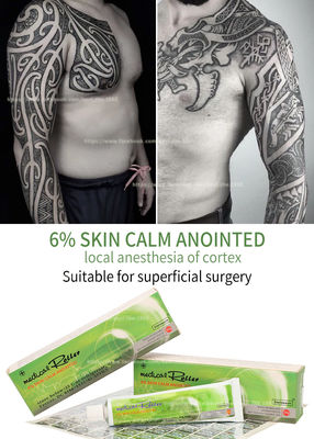 Creme alérgico anestésico insensibilizado do Lidocaine da tatuagem da sobrancelha do bordo do inchamento do creme 10g da tatuagem anti anti