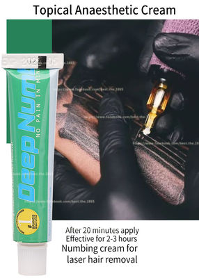 Da tatuagem anestésica insensibilizado profunda do Lidocaine de TKTX a dor de creme da parada 10g aplica 20 minutos efetua a duração por 3 horas