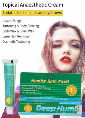 Da tatuagem anestésica insensibilizado profunda do Lidocaine de TKTX a dor de creme da parada 10g aplica 20 minutos efetua a duração por 3 horas