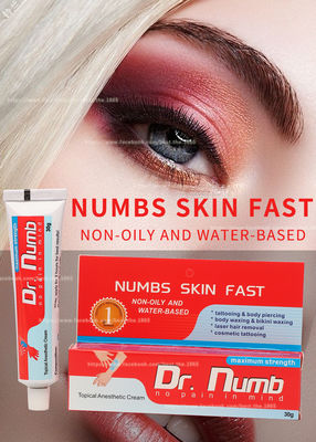 Creme anestésico para tatuagem Creme anestésico para tatuagem Creme de maquiagem permanente de boa qualidade Creme de lidocaína