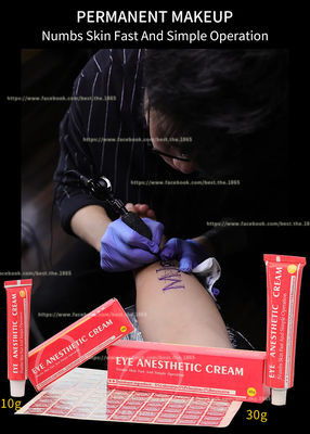 Creme Numbing anestésico 10g 30g do olho altamente eficaz que perfura a cor branca cor-de-rosa do creme insensibilizado
