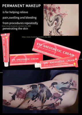 Creme Numbing anestésico 10g 30g do olho altamente eficaz que perfura a cor branca cor-de-rosa do creme insensibilizado