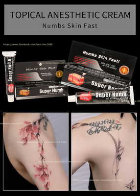O creme branco cor-de-rosa de creme da dor insensibilizado super da parada da tatuagem de 10g 30g aplica-se para 20mins eficaz por 3 horas de preço de grosso
