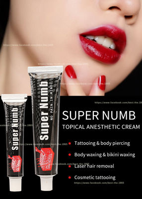 Super Numb Boa Qualidade Maquiagem Permanente Creme Anestésico Lábio Cebolinha Tatuagem Creme Lidocaína