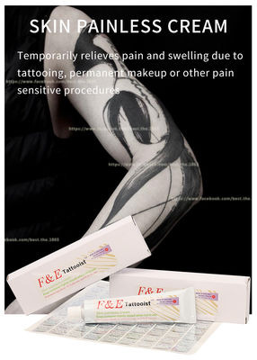 30G Tattooist Numbing anestésico Skin Painless Cream do creme/F&E que dura por 3 horas
