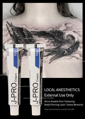 10 g de creme para tatuagem licocaína