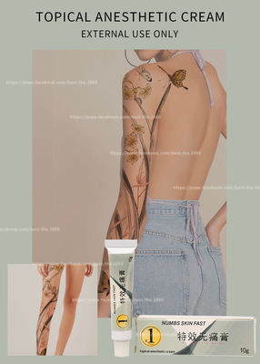 Creme Anestésico para Maquiagem Permanente Tattoo Creme para Parar a Dor Creme Dr Numb
