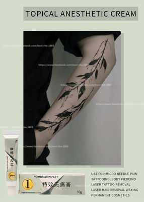 Creme Anestésico para Maquiagem Permanente Tattoo Creme para Parar a Dor Creme Dr Numb