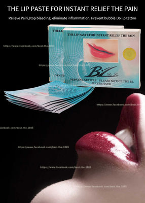 Tatuagem Labial Anestésico Pasta Labial Maquiagem Permanente Compressas para Dormência Labial