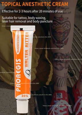 Creme anestésico insensibilizado BL Proaegis 35% da tatuagem do corpo para a composição permanente
