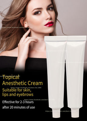 Encerando do Lidocaine 30g branco anestésico insensibilizado branco indolor do creme do tubo 30G da tatuagem o creme tópico