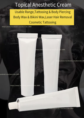 Encerando do Lidocaine 30g branco anestésico insensibilizado branco indolor do creme do tubo 30G da tatuagem o creme tópico