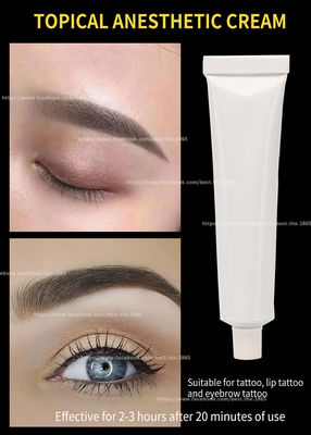 Encerando do Lidocaine 30g branco anestésico insensibilizado branco indolor do creme do tubo 30G da tatuagem o creme tópico