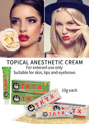 Creme Numbing amarelo original 10g Microneedling de TKTX para a remoção do cabelo do laser