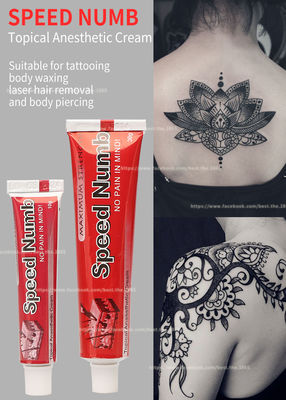 Da tatuagem de creme insensibilizado da tatuagem 10g 30g da velocidade altamente eficaz tatuagem de creme Numbing anestésica do corpo da sobrancelha do bordo