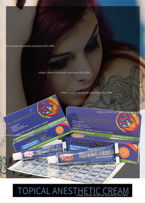 Da tatuagem de creme insensibilizado da tatuagem 10g 30g da velocidade altamente eficaz tatuagem de creme Numbing anestésica do corpo da sobrancelha do bordo