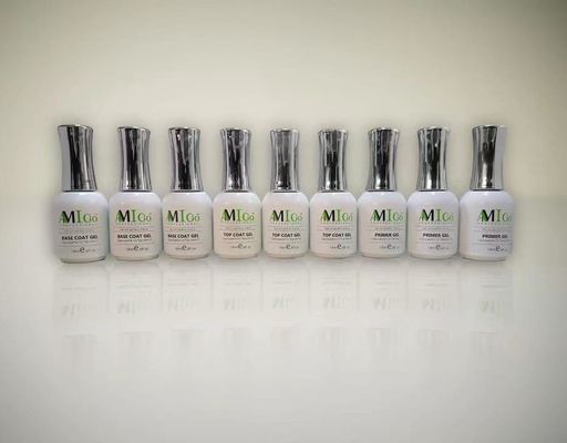 O AMIGO embebe fora do verniz para as unhas que do gel 18ml personalizou o gel UV da lâmpada do diodo emissor de luz da cor da etiqueta polonês