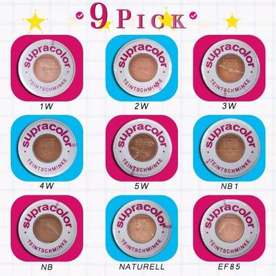 Fundação KRYOLAN SUPRACOLOR Alemanha Fundação de Maquiagem Proof Wafter Facial Original de Longa Duração
