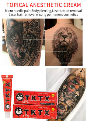 Creme de parada de creme Numbing dos cuidados posteriores da tatuagem do bordo da UGP da dor da tatuagem anestésica de TKTX